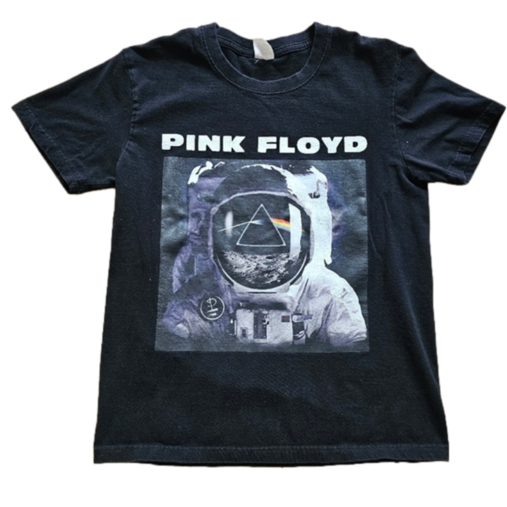 Pink Floyd Space Astronaut Black Graphic Band T Shirt S